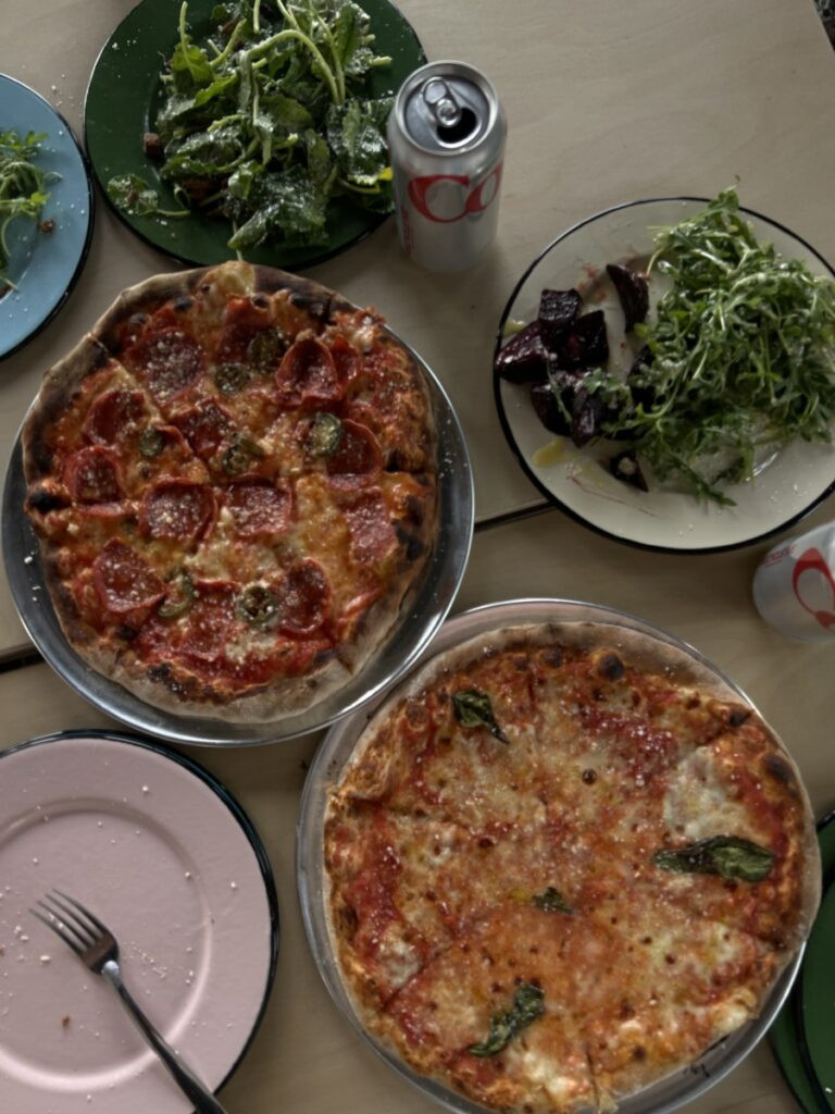 A vibrant and colorful spread of various food items, representing the diverse culinary scene in Utah.