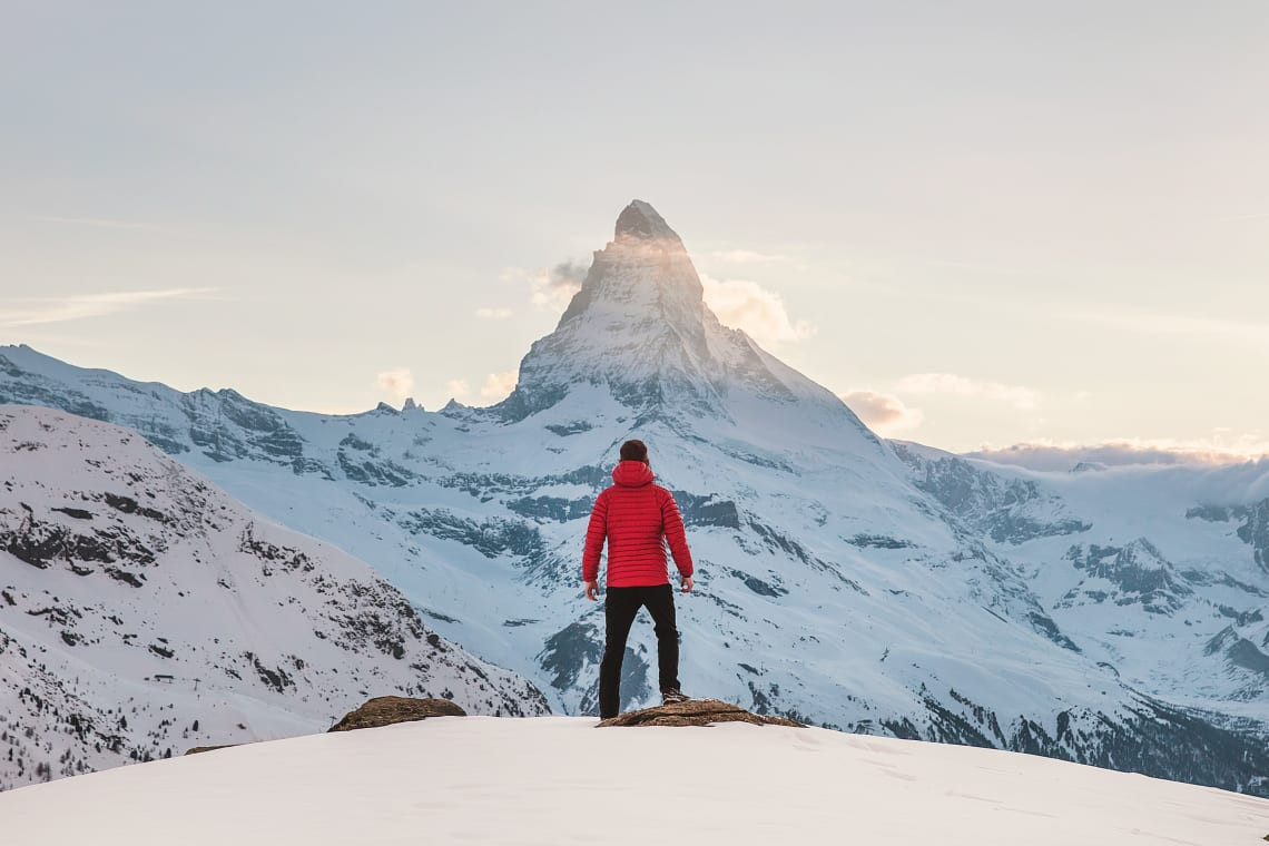Switzerland's winter landscapes offer breathtaking views and world-class skiing.