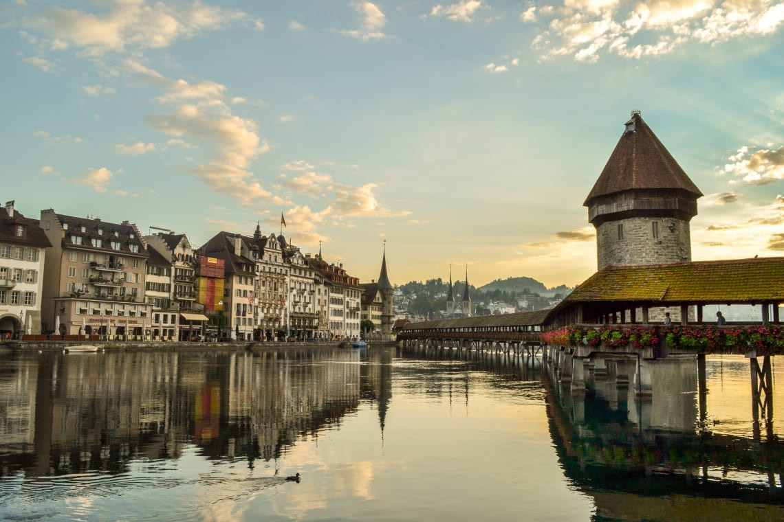 Lucerne's lakeside charm and historic architecture create a picturesque Swiss experience.