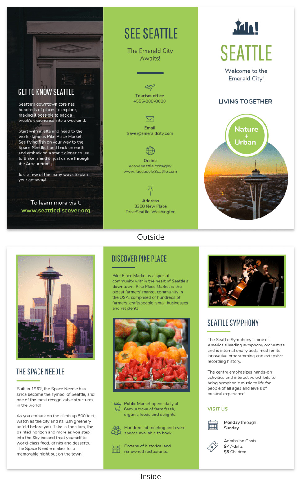 Creative Travel Brochure Template