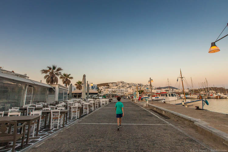 Sunrise in Paros, Greece