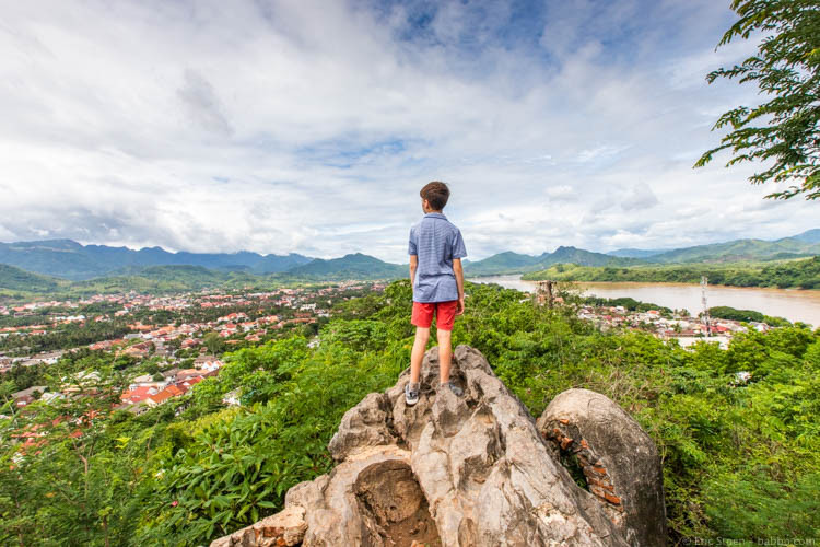 Phousi Mountain in Laos