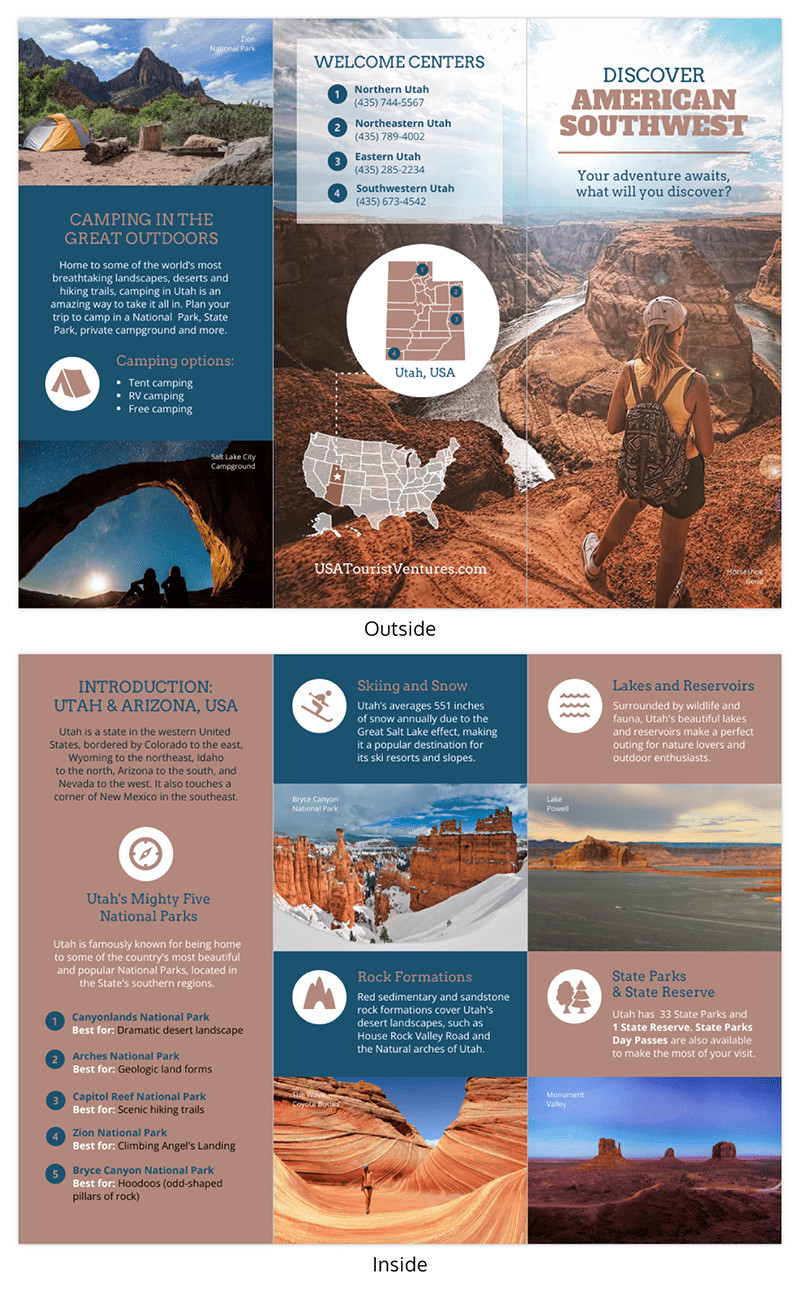 Utah Travel Brochure
