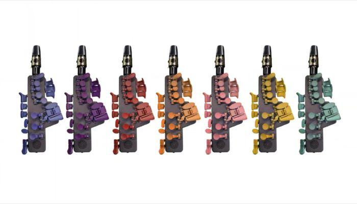 Travel Sax 2 different key colour options. Sax School Online 