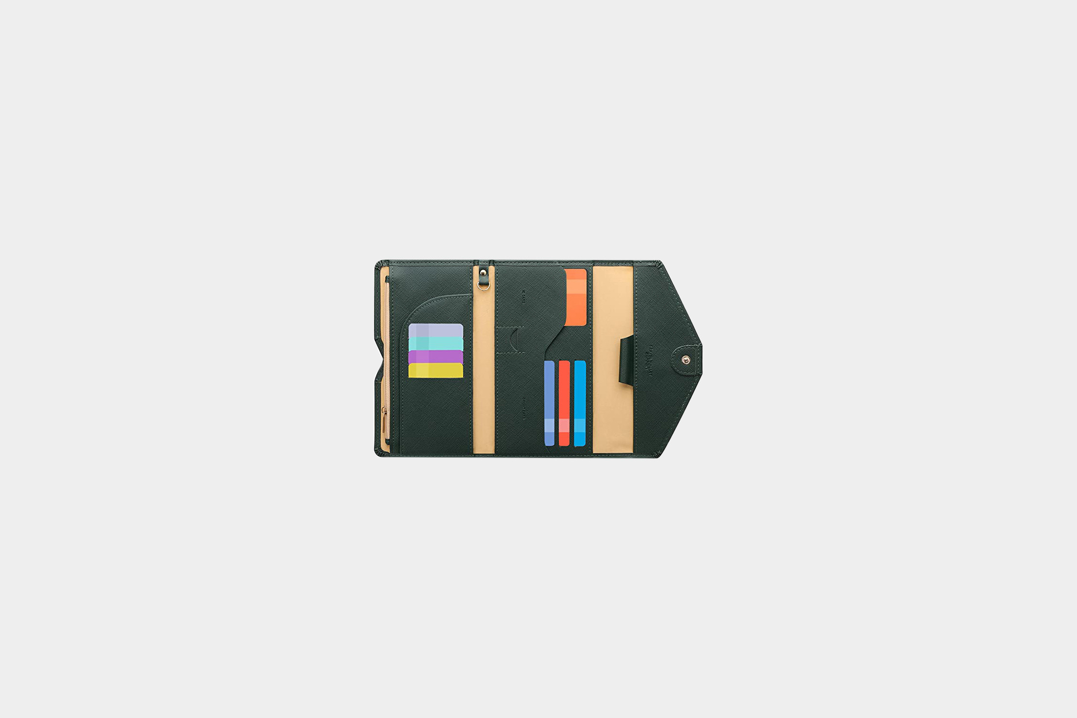 Zoppen Passport Holder for Men:  A clutch-style design that's equally at home in restaurants or airports, appealing to stylish male travelers.