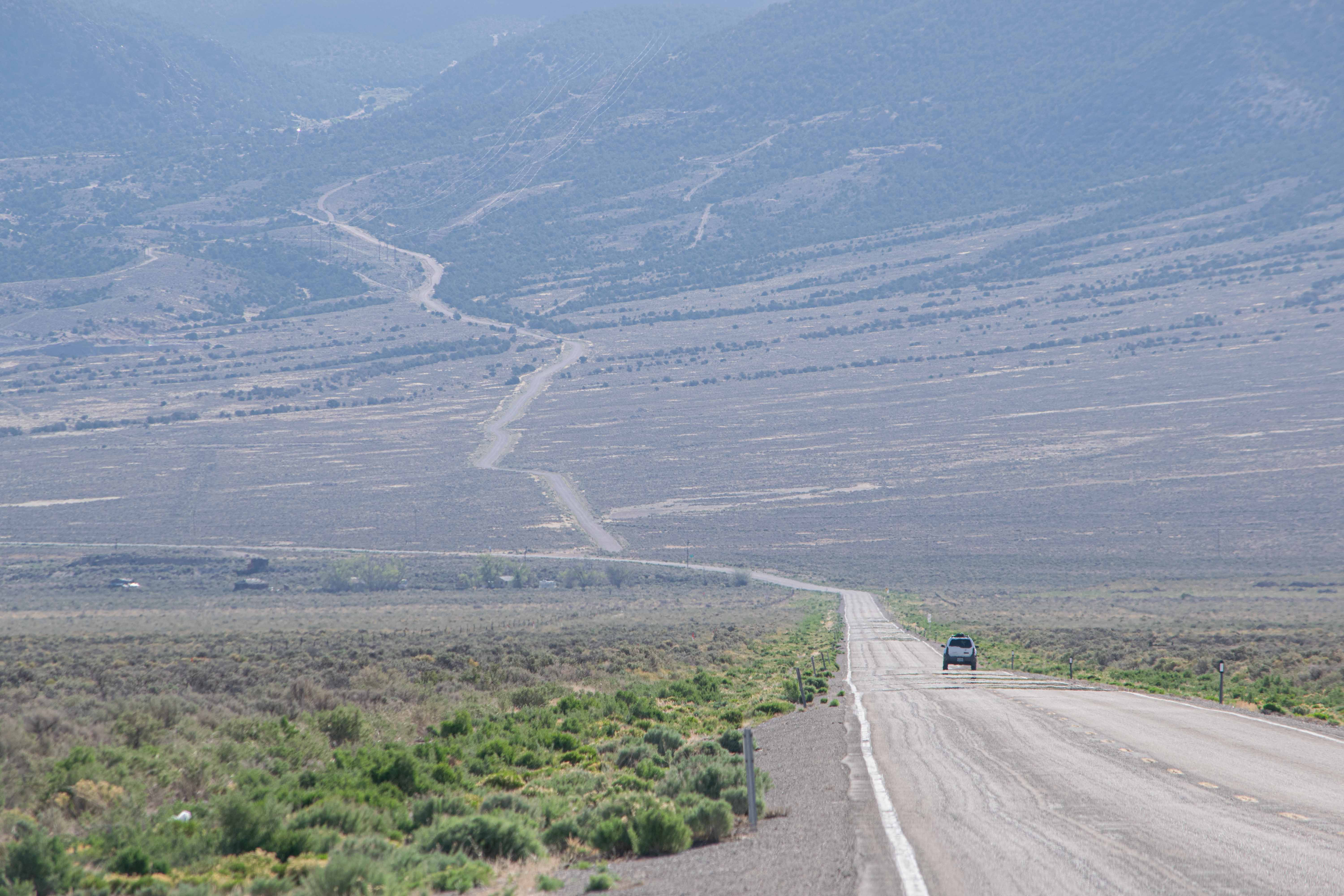 Twisty mountain back road