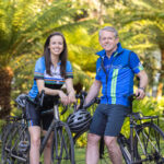 Tom Hale, founder of Backroads, with his daughter Avery Hale, the company's vice president, highlighting the family-run nature of this Berkeley-based adventure travel business.