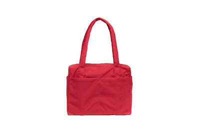 Baggu Small Cloud Carry-On in nylon material highlighting its lightweight and compact structure, excellent travel gifts for frequent travelers.
