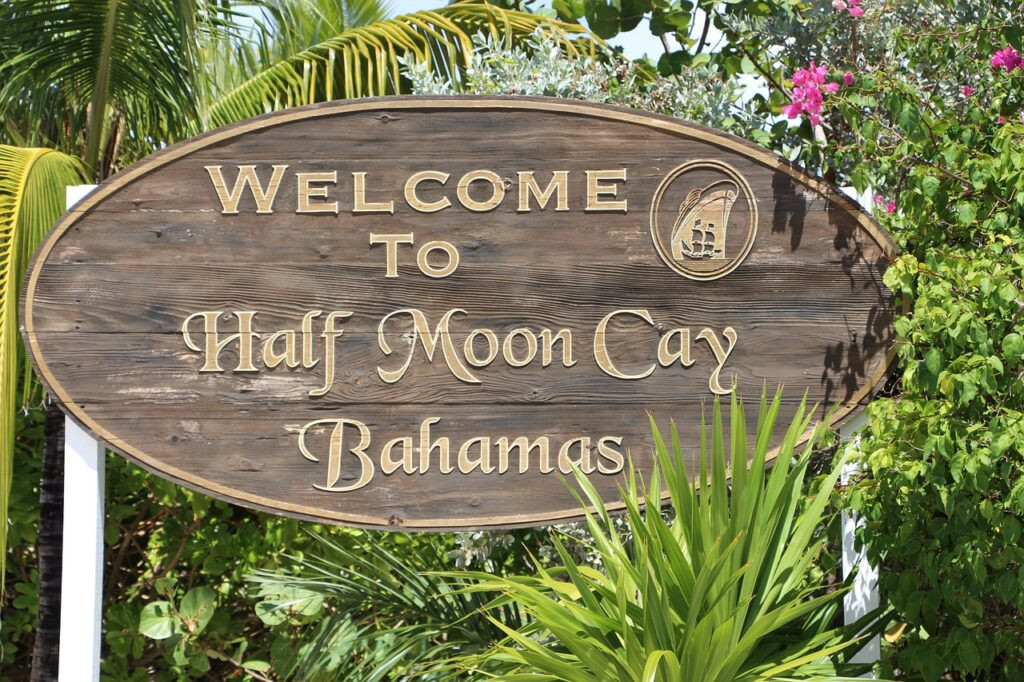 A bustling street scene in Nassau, Bahamas, a popular cruise port where travelers need to exercise increased caution due to rising crime.