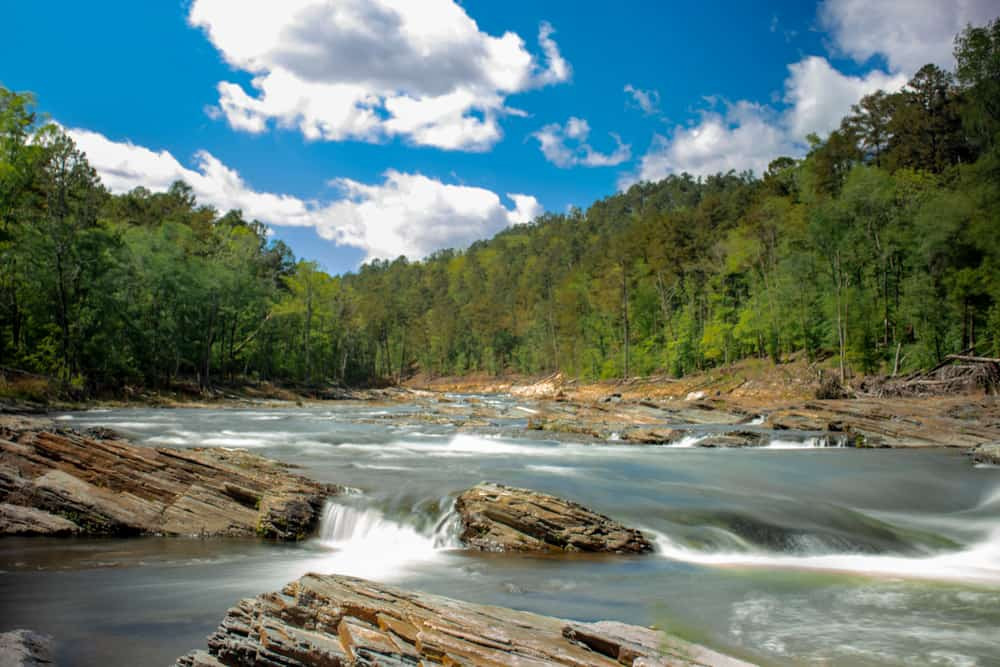 Unspoiled wilderness of Beavers Bend, a great summer destination in Oklahoma