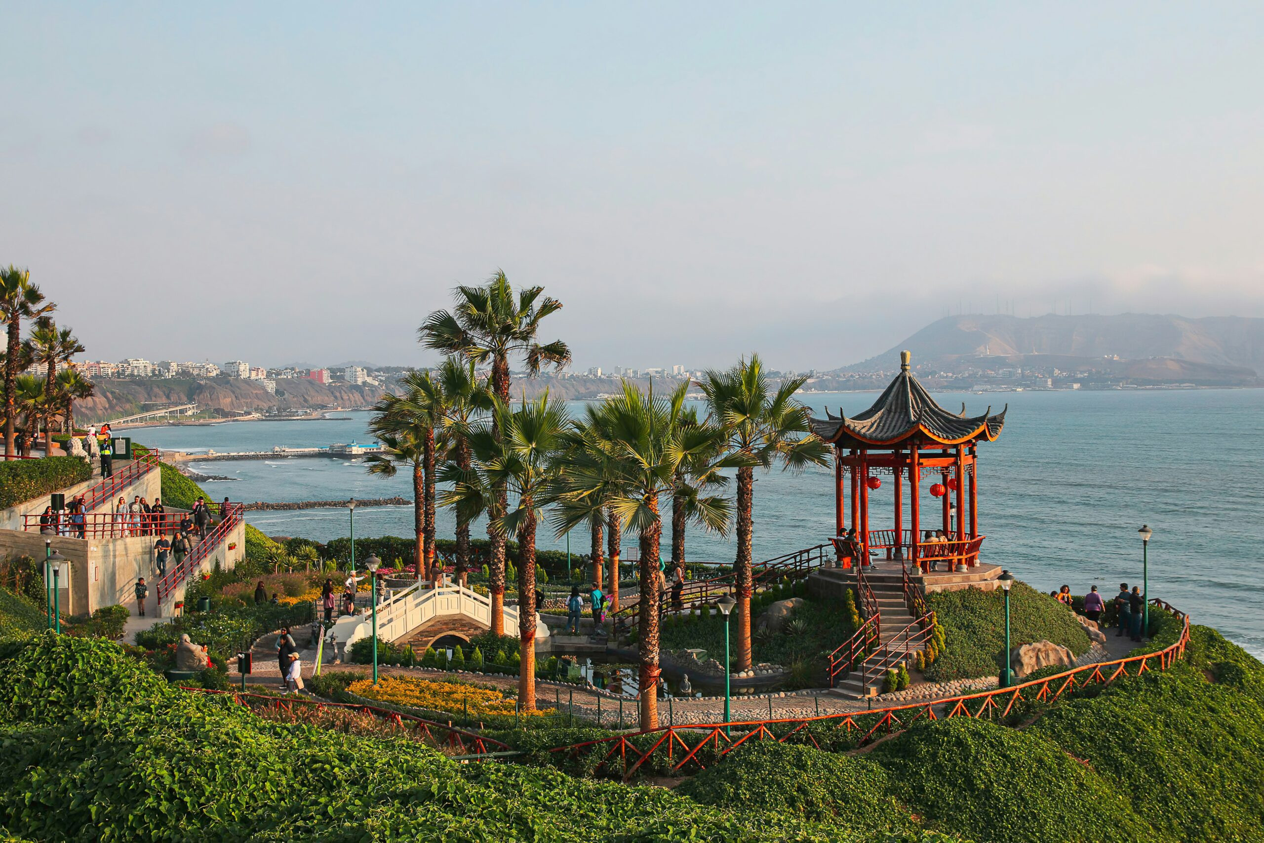 Tranquil Chinese Garden in Lima, Peru