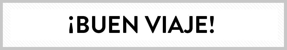 &quot;Buen Viaje&quot; sign in Barcelona, Spain, wishing travelers a good trip.