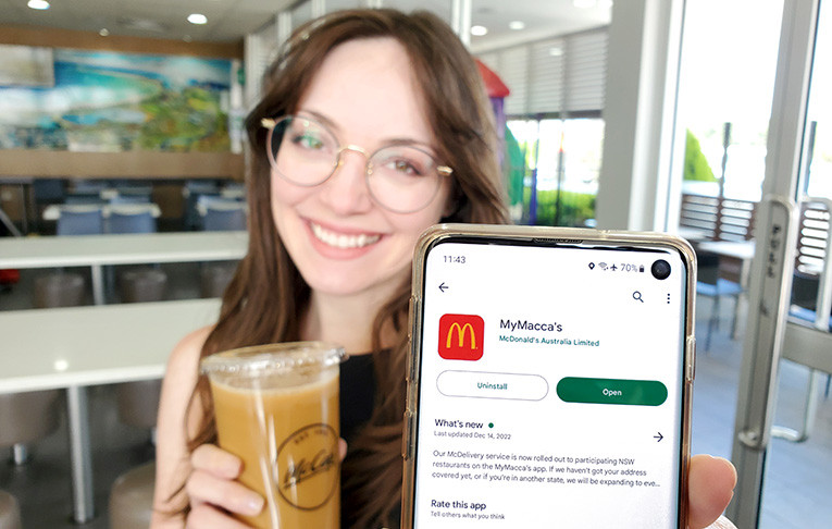 Lauren with country-restricted app