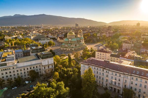 Explore Sofia, Bulgaria, one of the cheapest European destinations, with its stunning Alexander Nevsky Cathedral and vibrant city life.