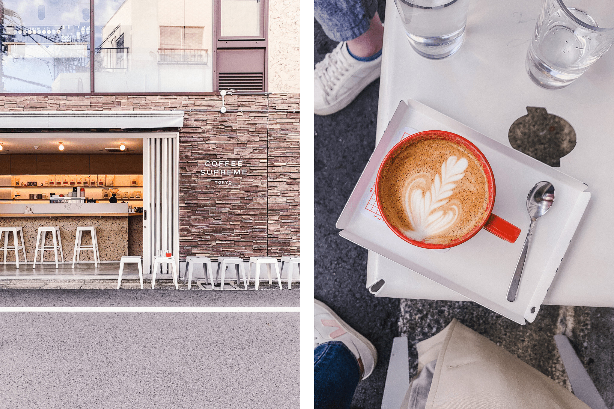 A barista expertly preparing a cup of pour-over coffee at a minimalist Tokyo cafe, highlighting the dedication to craft and quality in Tokyo's coffee culture.