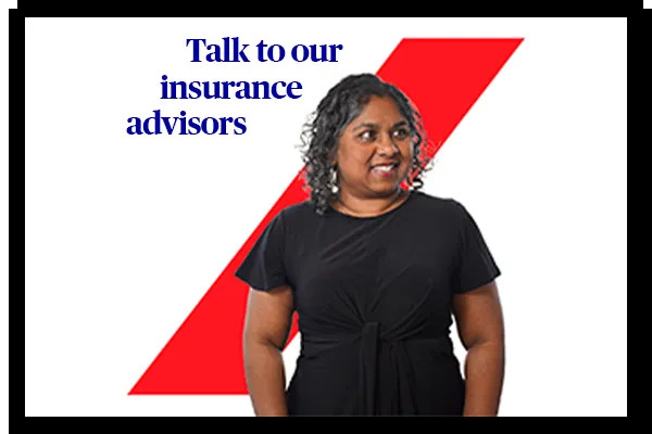 AXA Agent providing travel insurance information, ready to assist with travel needs.