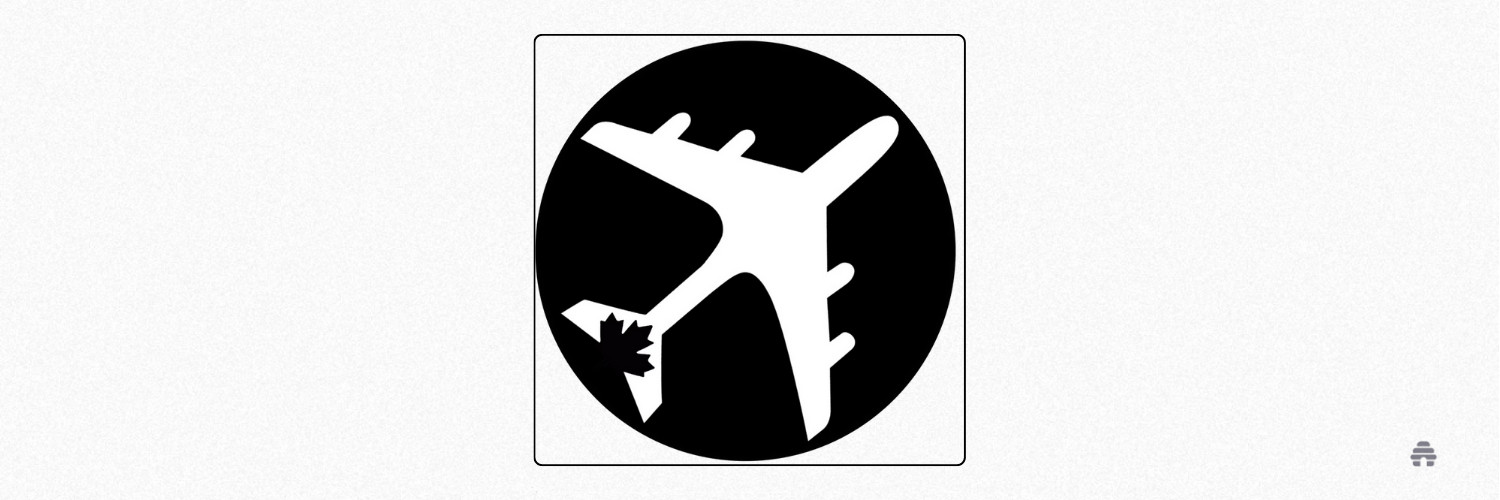 The Canadian Jetsetter newsletter logo, featuring stylized text and a maple leaf accent