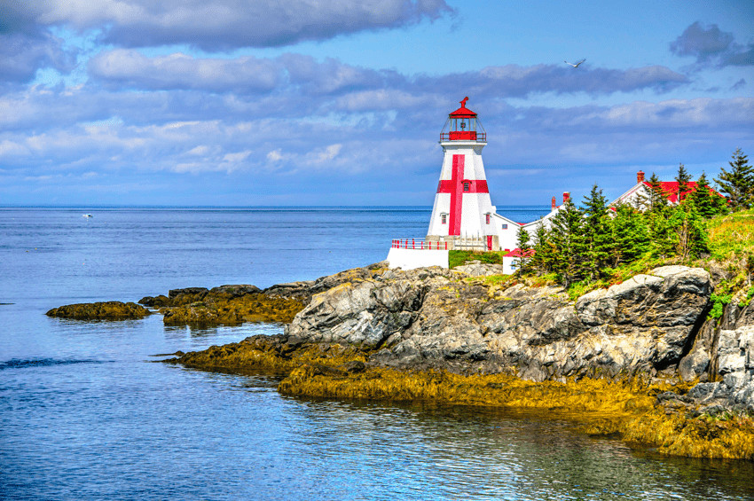 East Quoddy Head Lighthouse Campobello and Lubec Maine-min