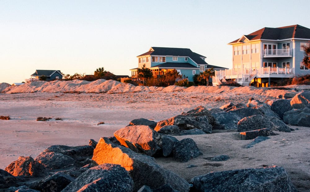 Untouched beaches of Edisto Island, South Carolina