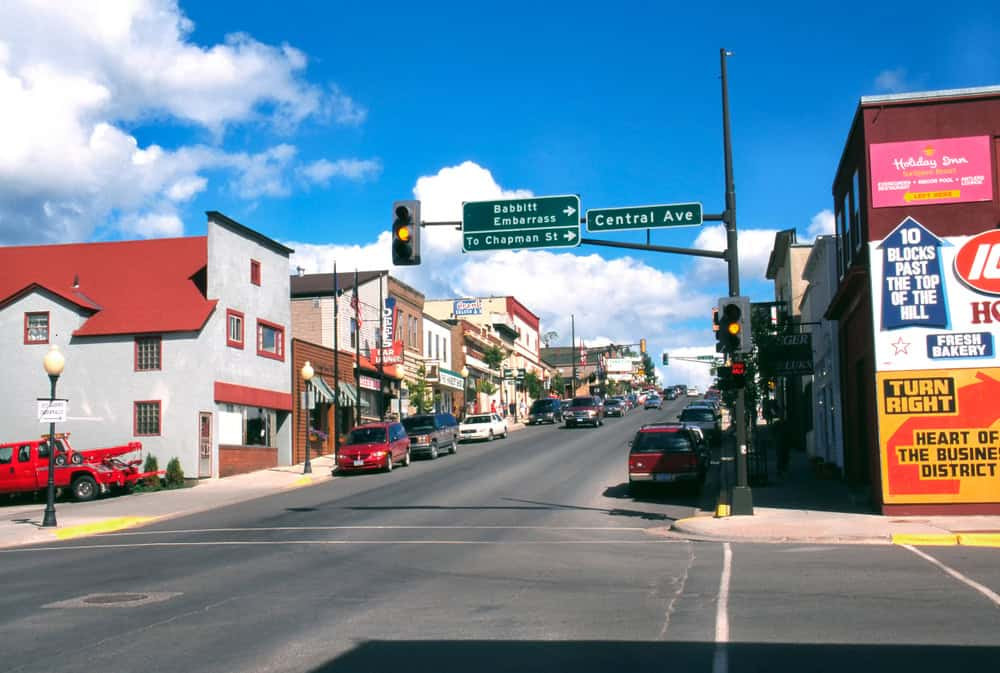Charming town of Ely, Minnesota, perfect for a summer getaway
