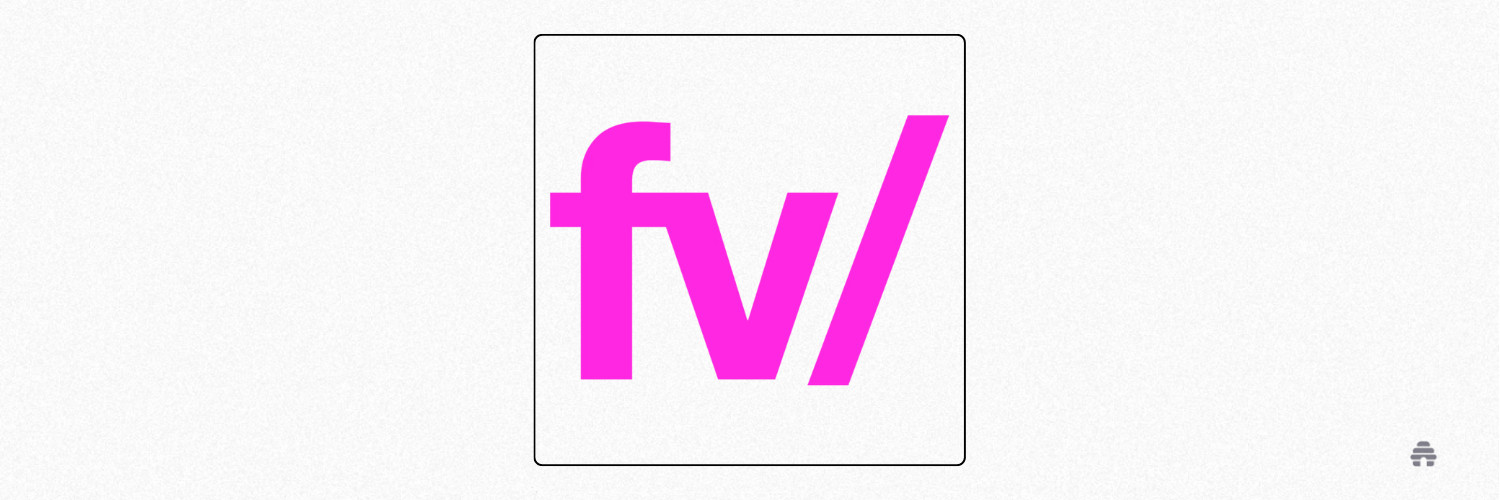 fate v/future newsletter logo, featuring stylized text on a gradient background