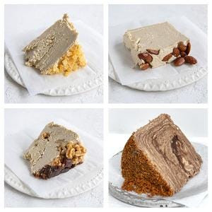Winter Specials Halva Box from Seed and Mill, displaying a colorful assortment of sesame-based sweets.