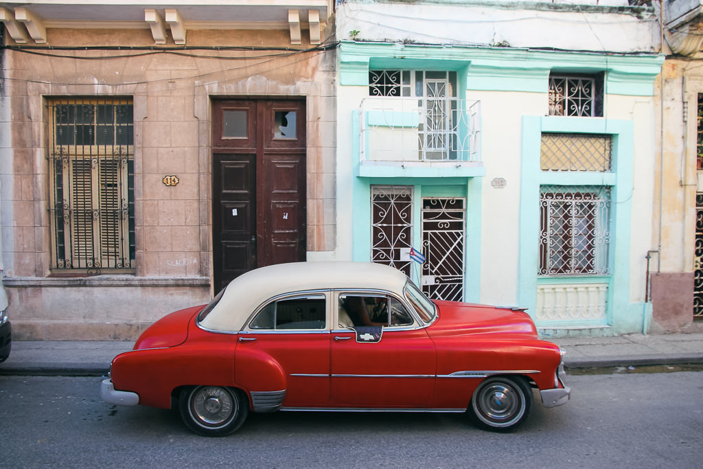 Vintage car in Cuba, a unique and surprisingly affordable Caribbean island.