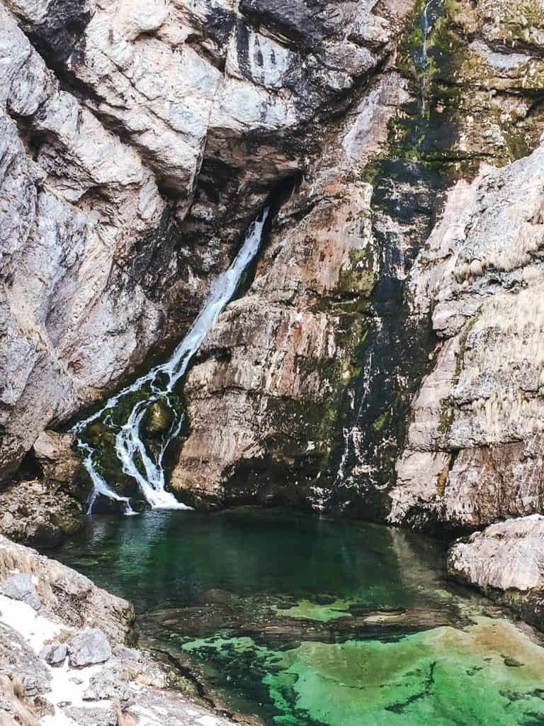 Slavica Waterfall, Lake Bohinj, Slovenia