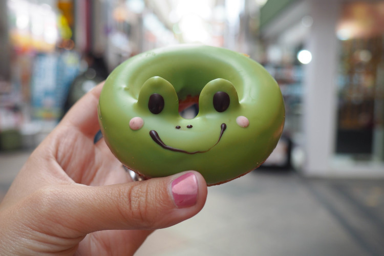 Animal-shaped donuts from Floresta Donuts at Nishiki Market, Kyoto.