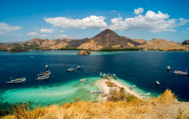Komodo Islands in Indonesia, an example of diverse and affordable destinations beyond Bali.