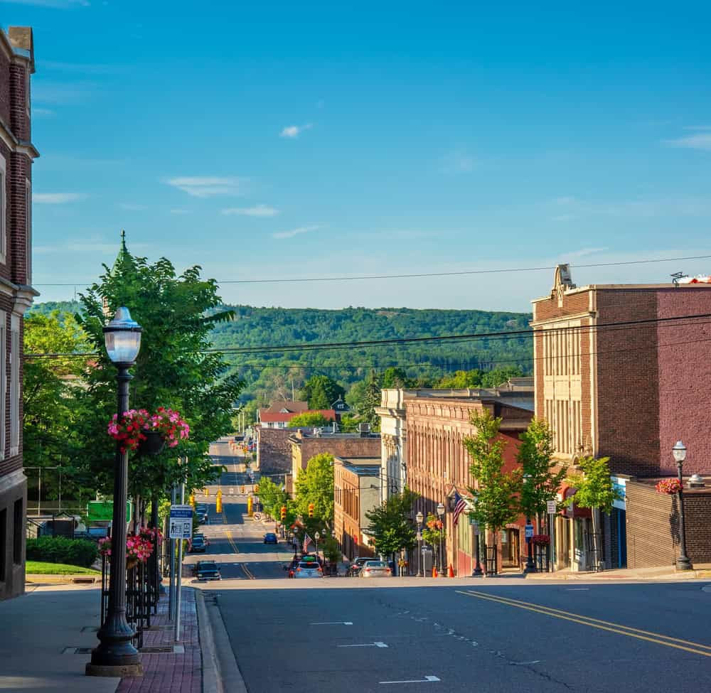Marquette, Michigan, a peaceful summer resort town on Lake Superior