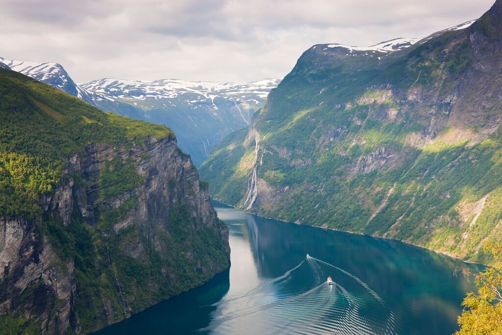 Majestic Geirangerfjord in Norway