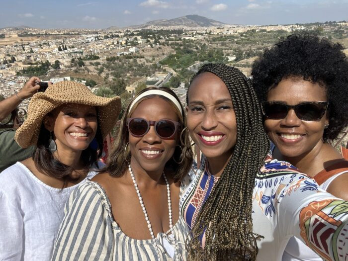 Panoramic views of Fes, Morocco, showcasing the city's ancient architecture and vibrant atmosphere