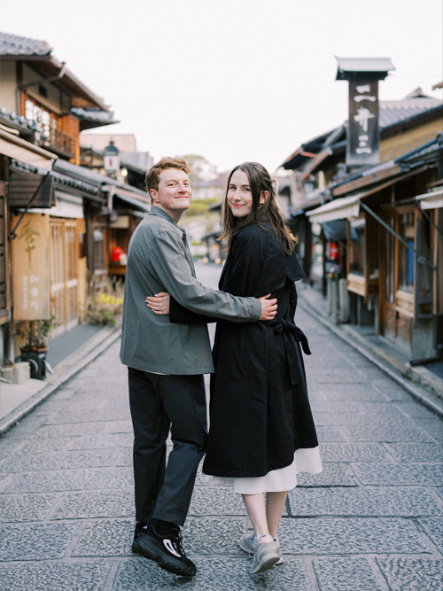 Nele and Richard in Kyoto