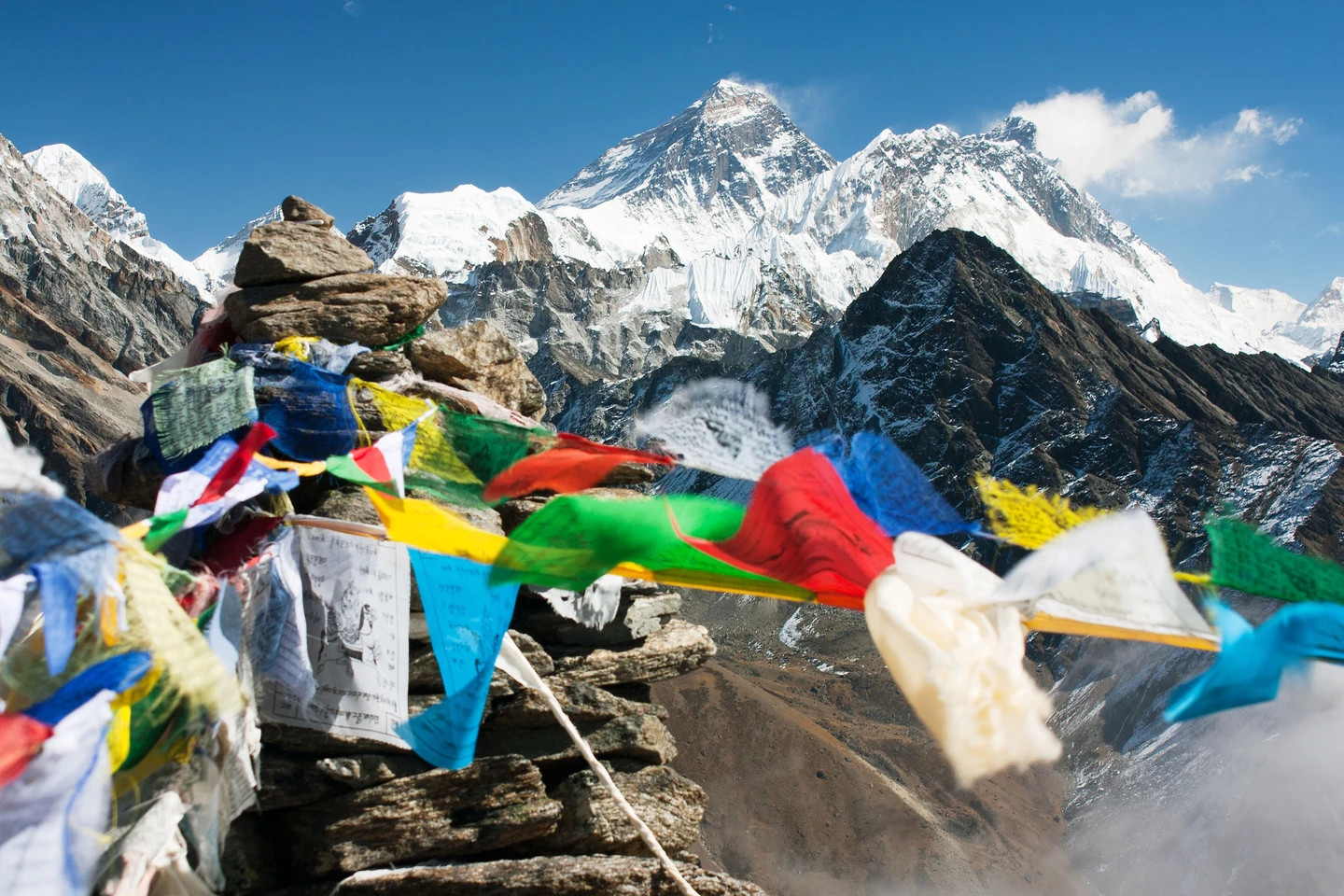 Mount Everest viewed from Gokyo Ri, Nepal