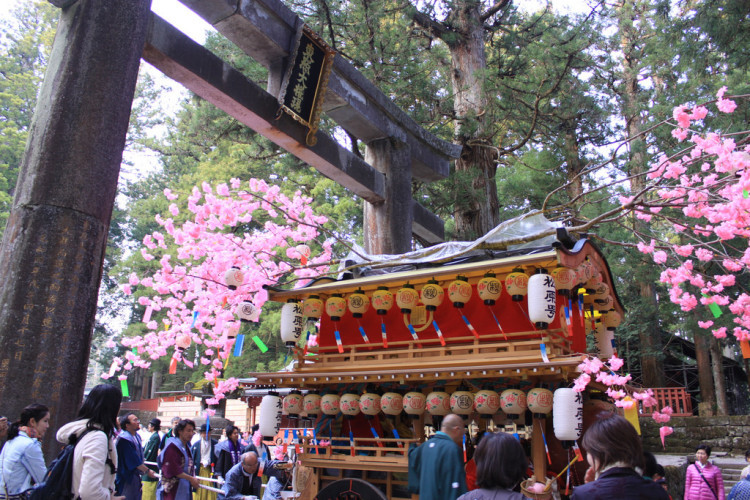 Toshogu Shrine in Nikko, Japan, featuring ornate and colorful architecture.