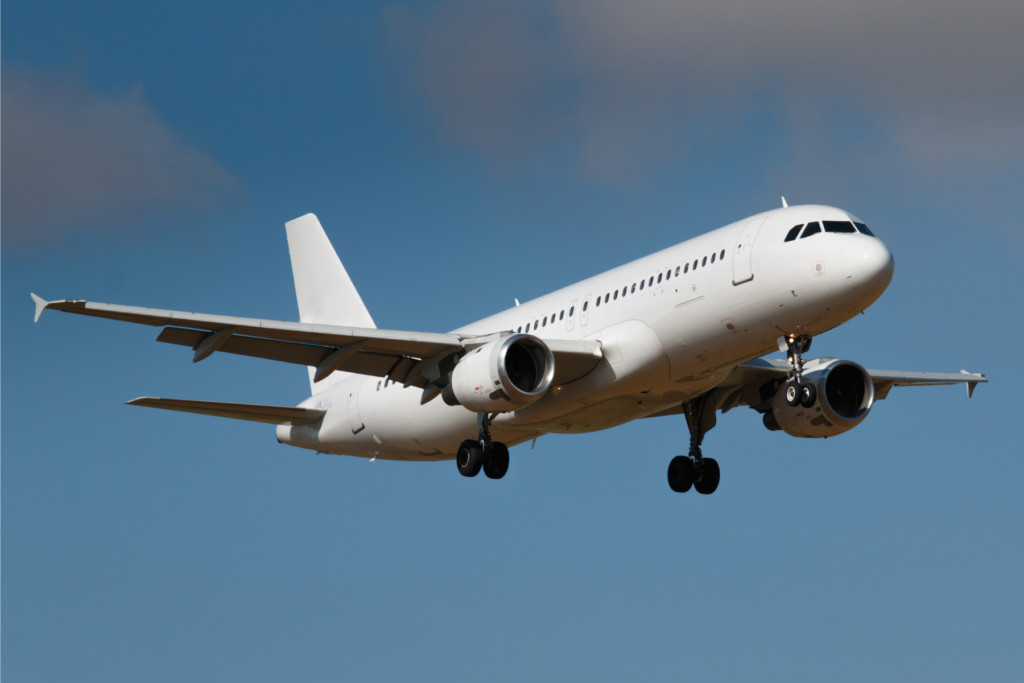 Airplane taking off