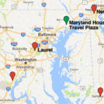 Maryland House Travel Plaza Location on I-95 for Tesla Superchargers and EV Charging