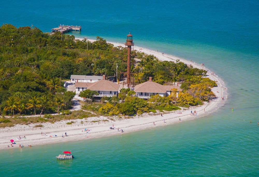 Sanibel Island coastline, Florida