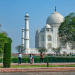 Nothing prepares you for your first encounter with the Taj Mahal in Agra. Dinesh Hukmani/Shutterstock