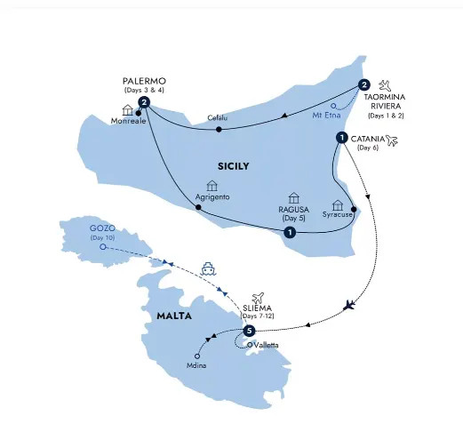 sicily malta tour package