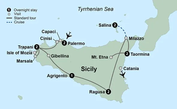Sicily in depth tour