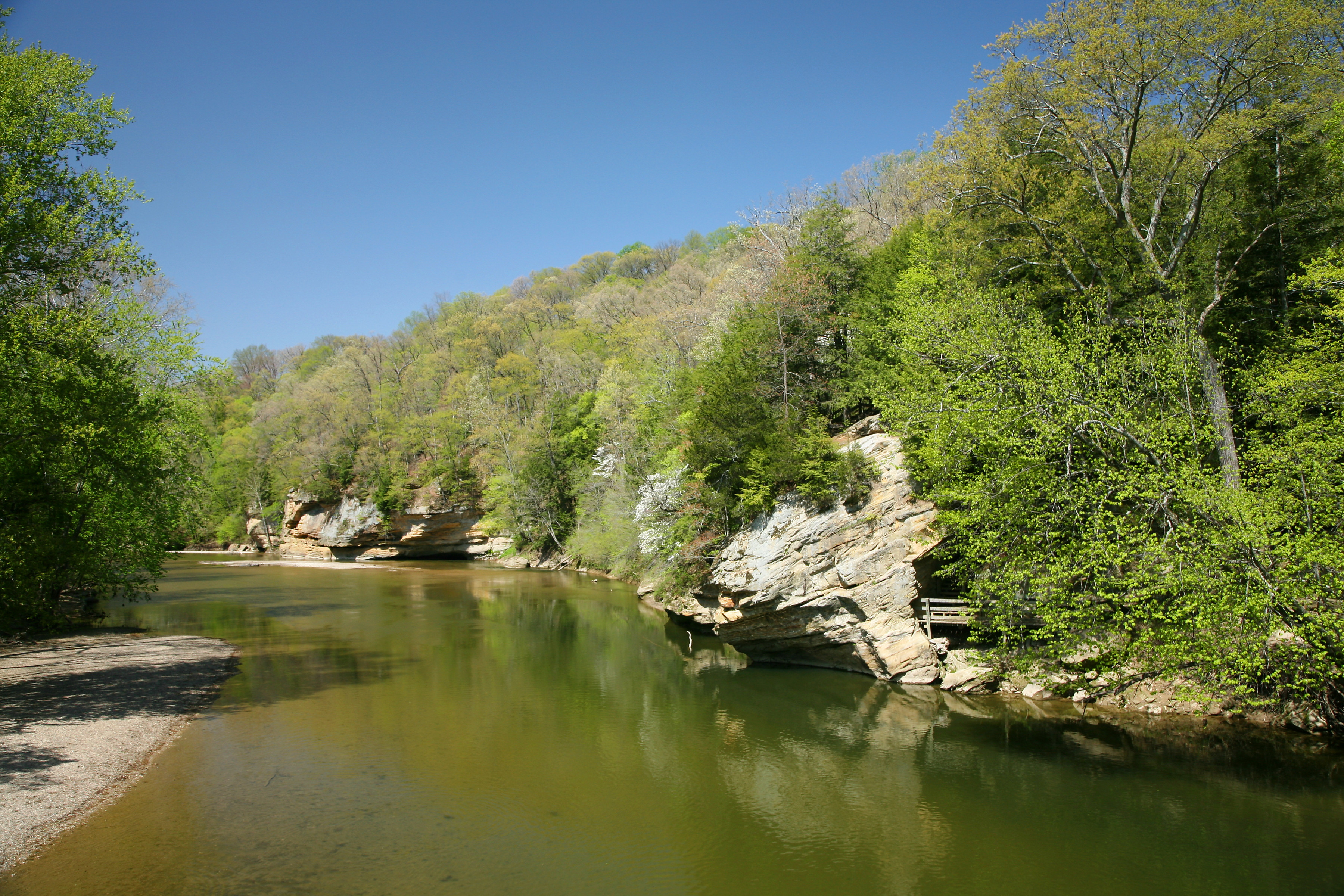 Sugar Creek at Turkey Run State Park in Indiana