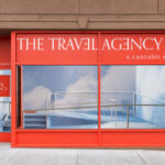 The Travel Agency dispensary exterior in Brooklyn