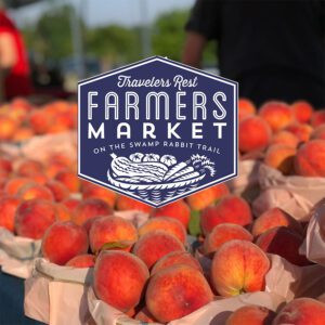 Image of Travelers Rest Farmers Market offering local produce and crafts at Trailblazer Park SC