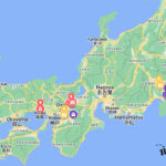 two week Japan itinerary map