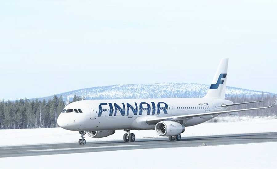 Flying from Helsinki to St Petersburg