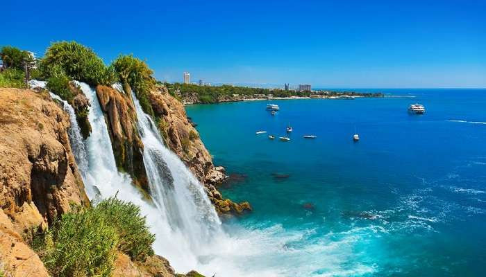 Antalya, Turkey, showcasing its beaches and coastal views. Perfect for beach hopping and nature walks in Asia in August.