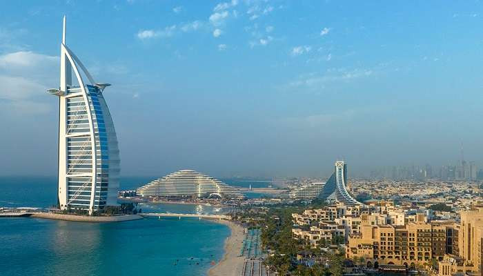 Dubai skyline, showcasing its modern architecture and iconic landmarks. Explore thrilling experiences and breathtaking attractions in Asia in August.