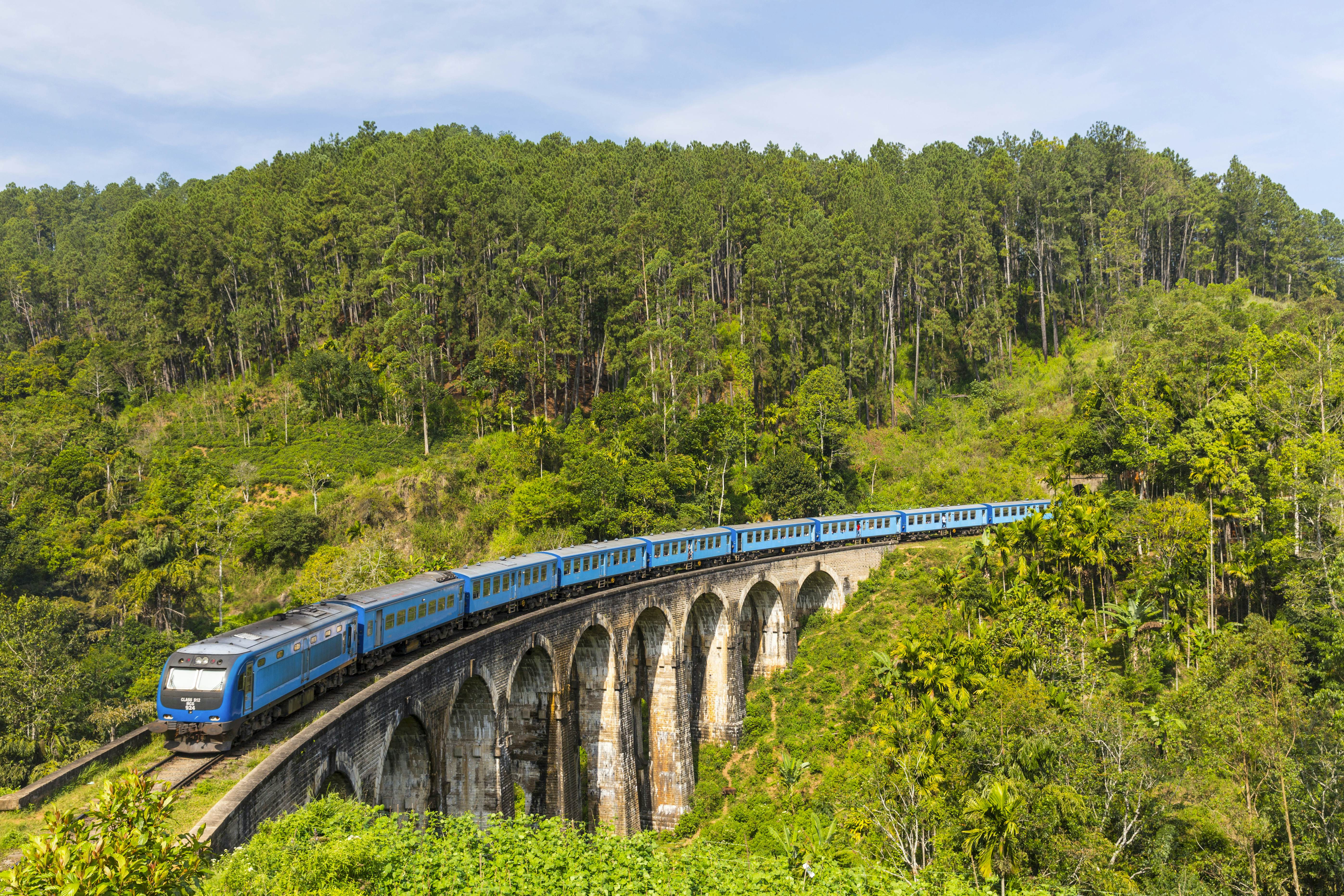 The iconic Nine Arch Bridge near Ella, Sri Lanka